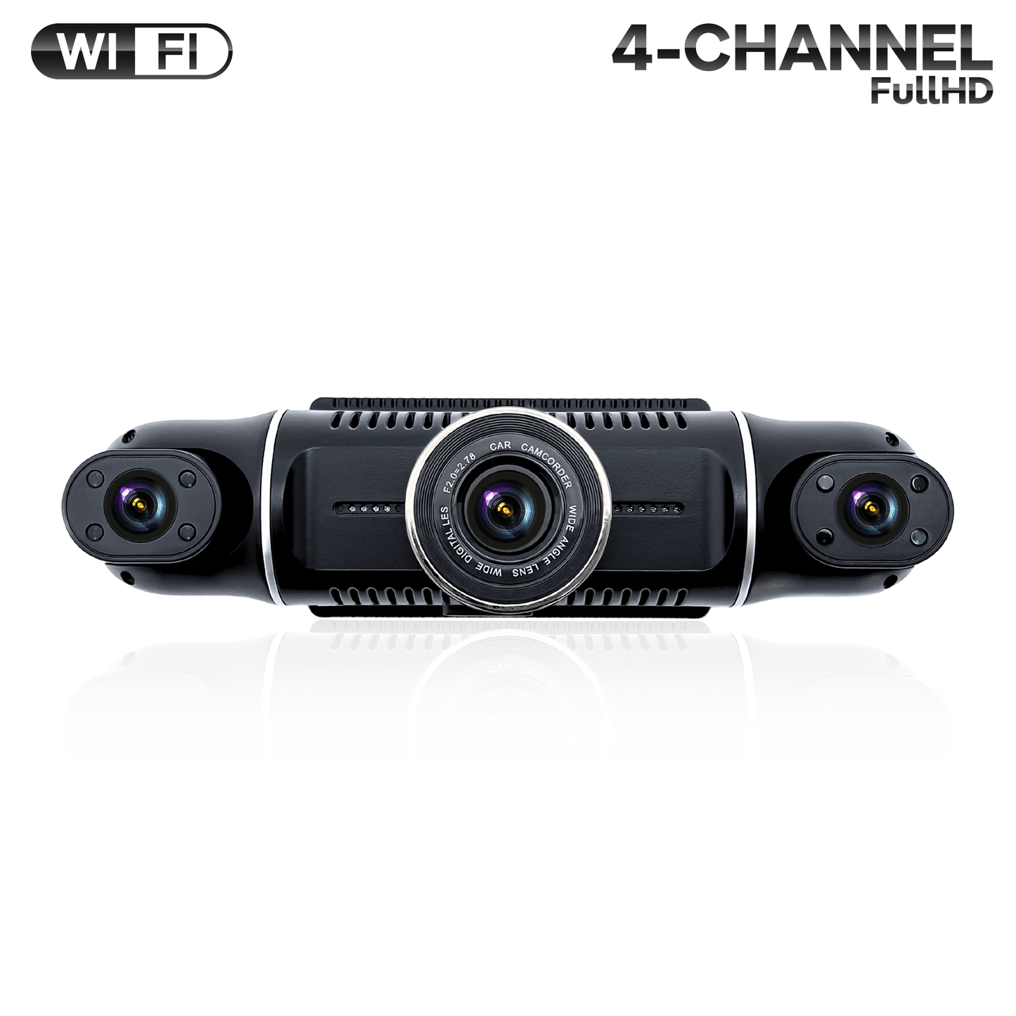 SAFECAM QuatroV1 4-Channel Dashcam